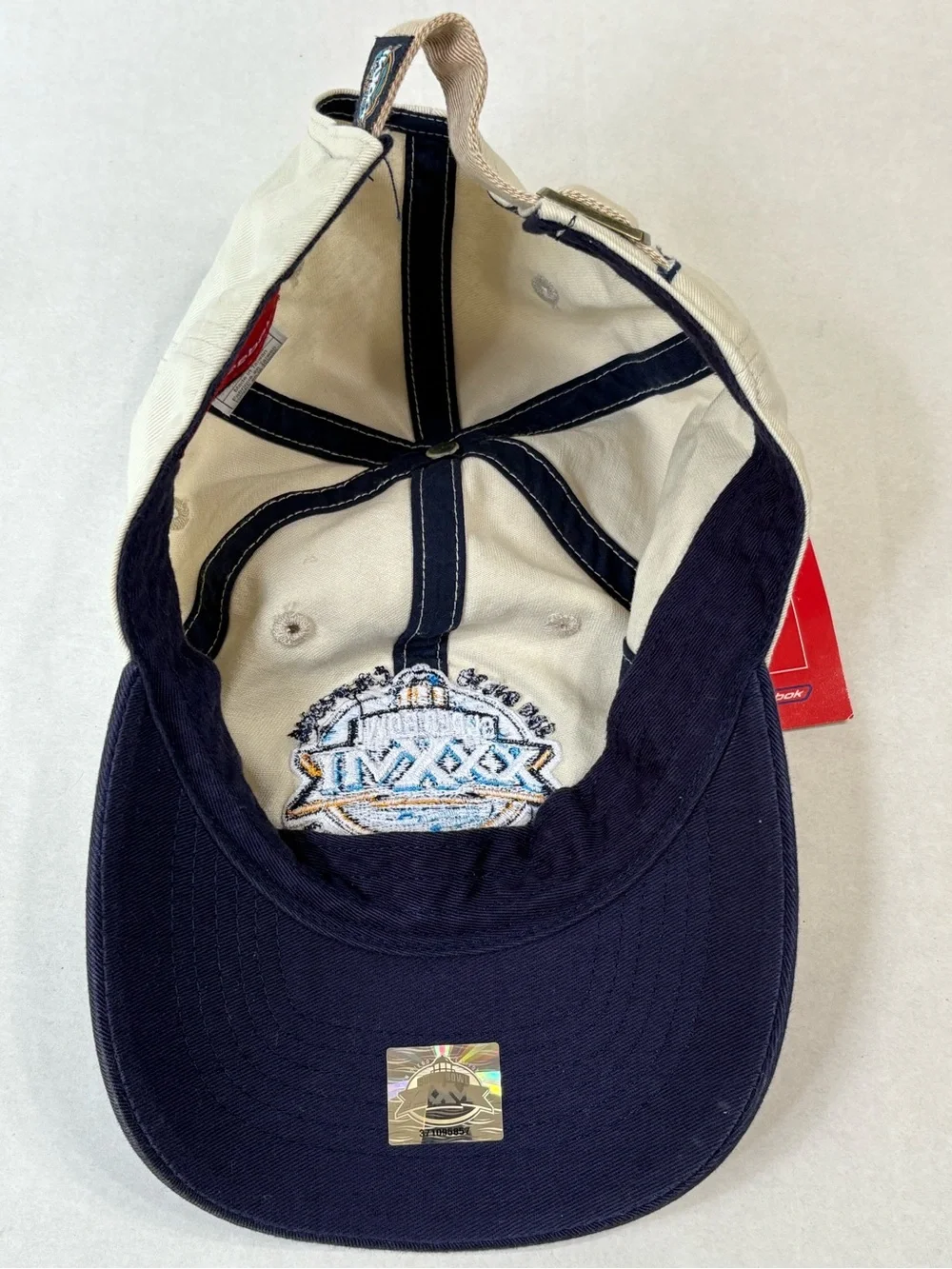 NWT Reebok Super Bowl XXXVII (37) Hat Cap San Diego 2003 NFL Deadstock Strapback